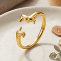 LIMITED DACHSHUND LOVE RING (ADJUSTABLE)