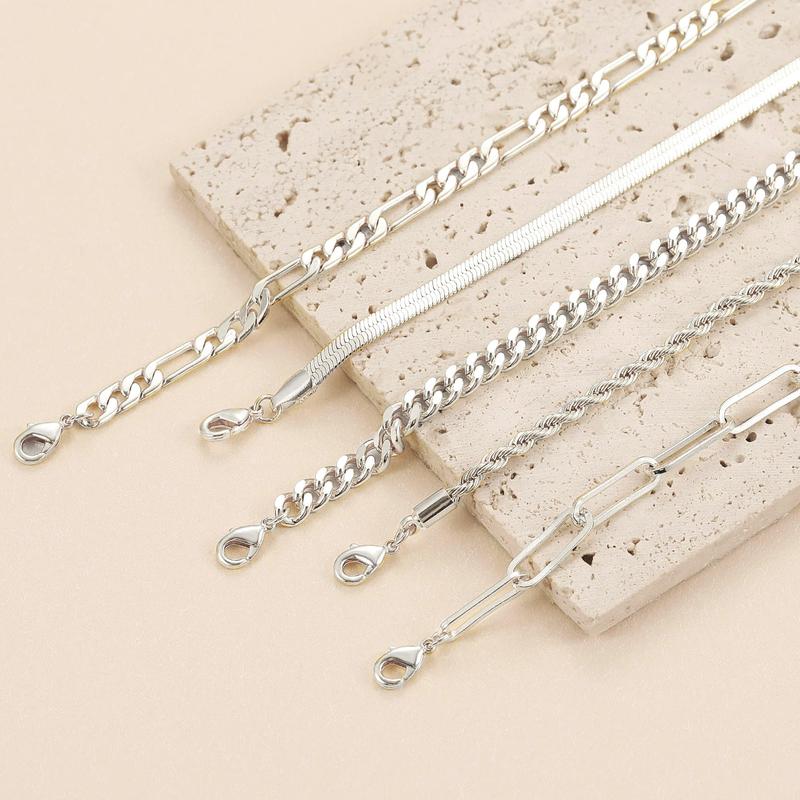 14K Gold-Plated Signature Gold Bracelet Stack — 5 Piece Set