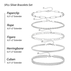 14K Gold-Plated Signature Gold Bracelet Stack — 5 Piece Set