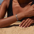 Sinked Triple Gold Bracelet