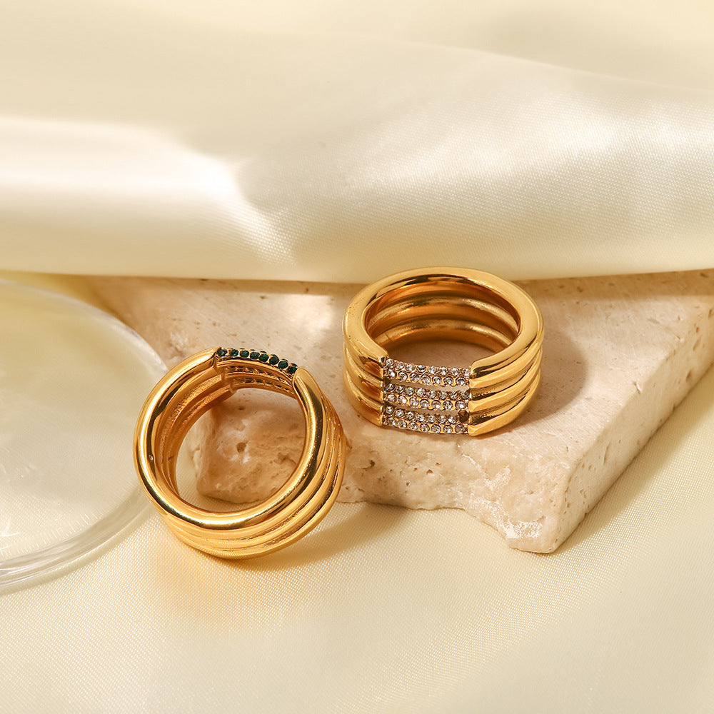 Santi Diamond Gold Ring