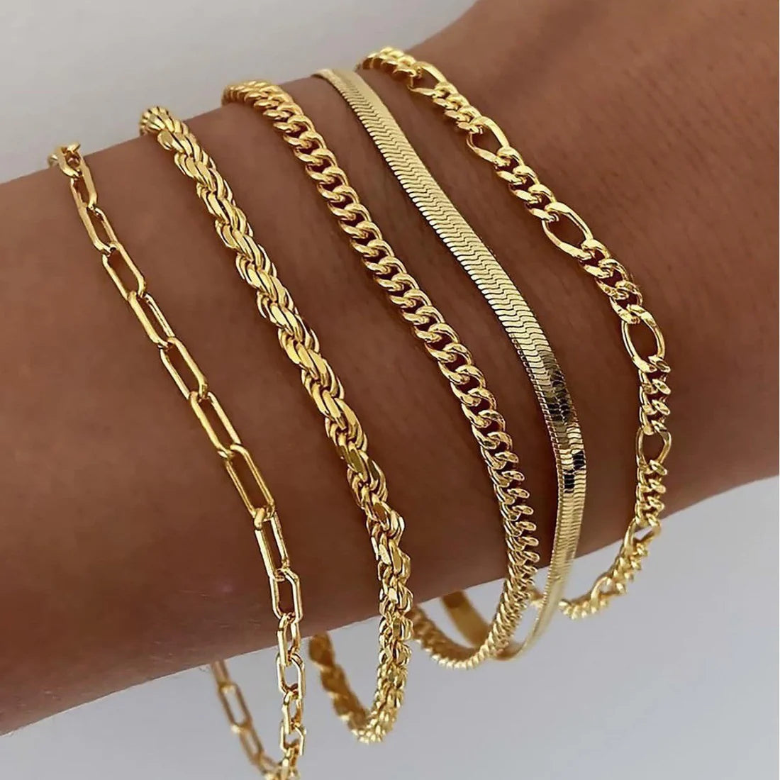 Vour | Gold Bracelet Set