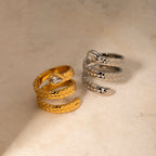 Leanore Gold Serpent Ring
