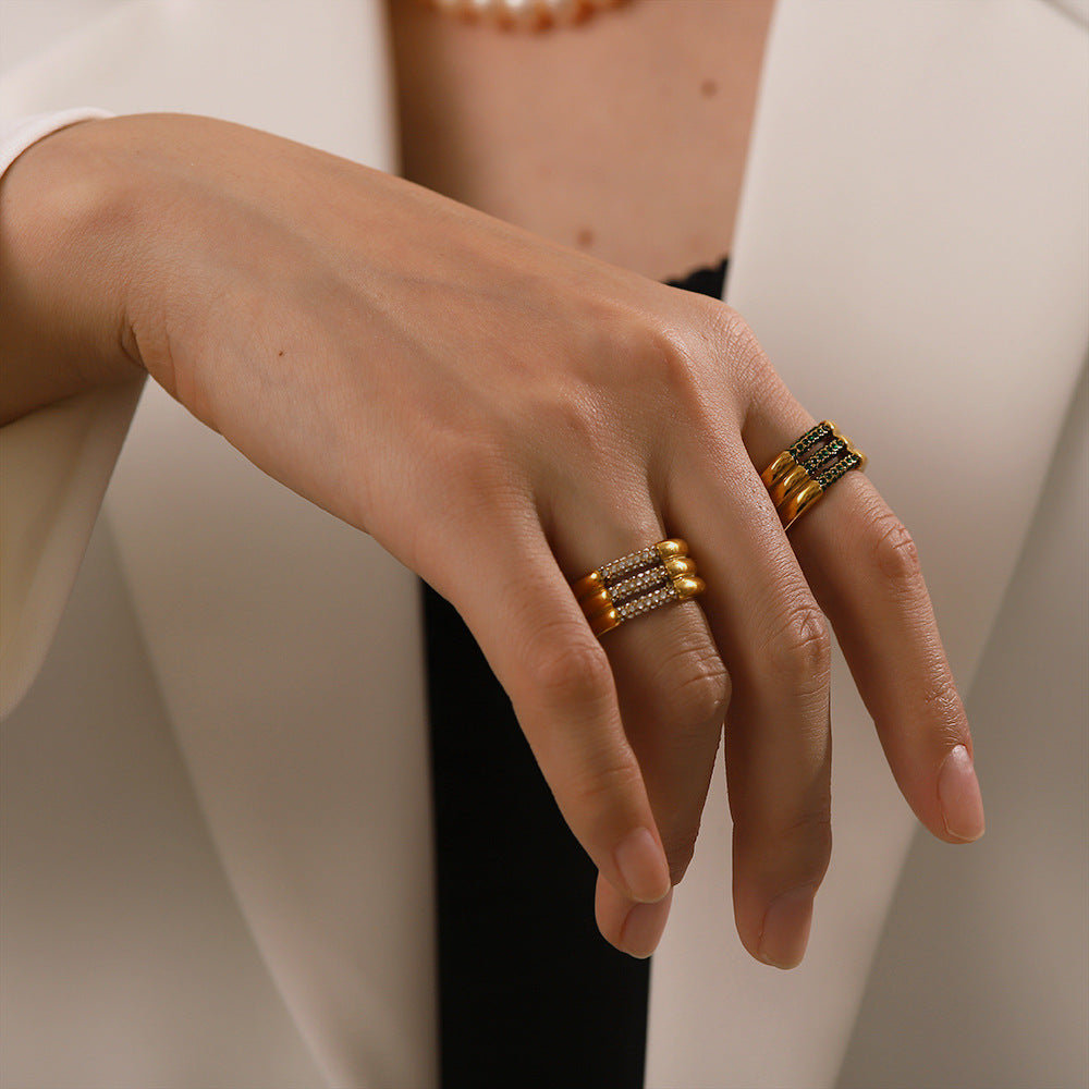 Santi Diamond Gold Ring