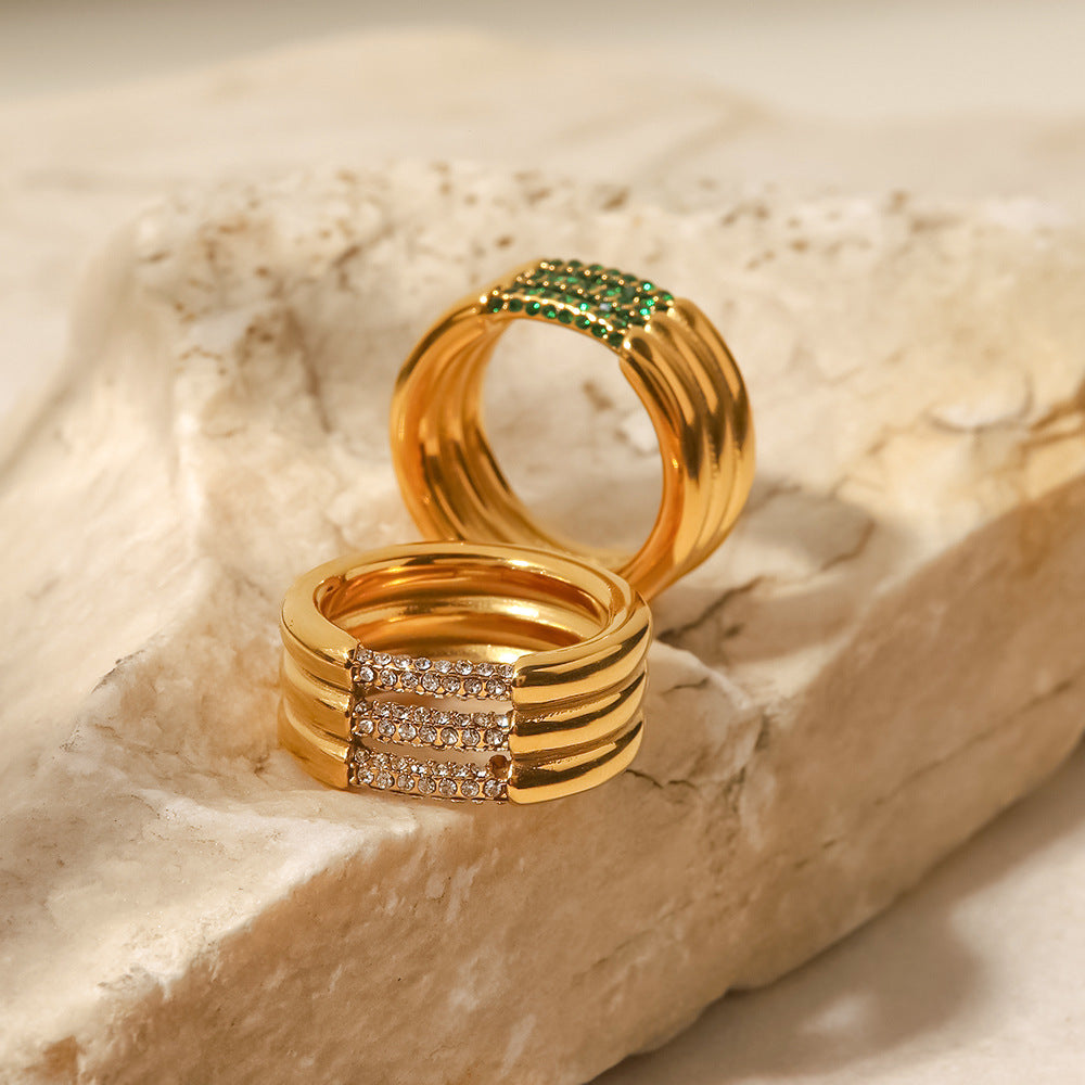 Santi Diamond Gold Ring