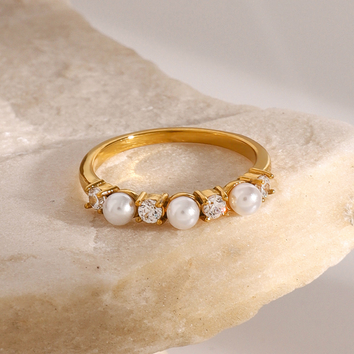 Ceá Diamond Pearl Ring VIP