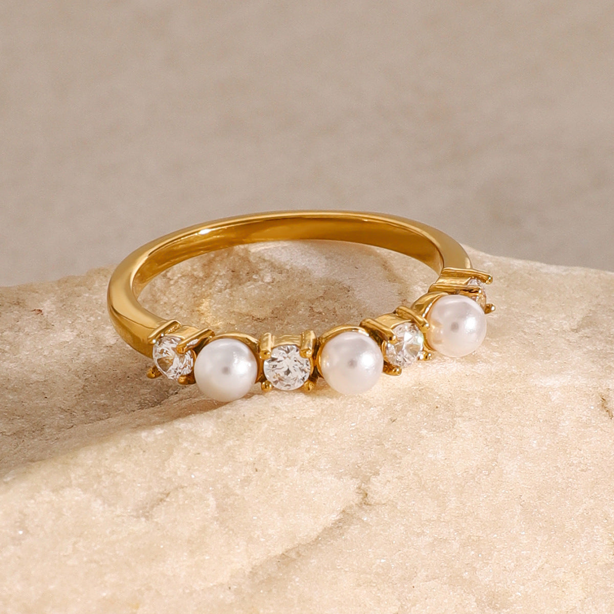 Ceá Diamond Pearl Ring VIP