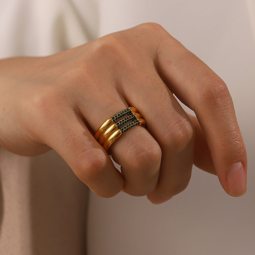 Santi Diamond Gold Ring