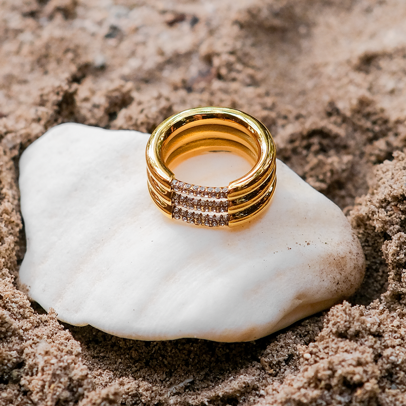 Santi Diamond Gold Ring