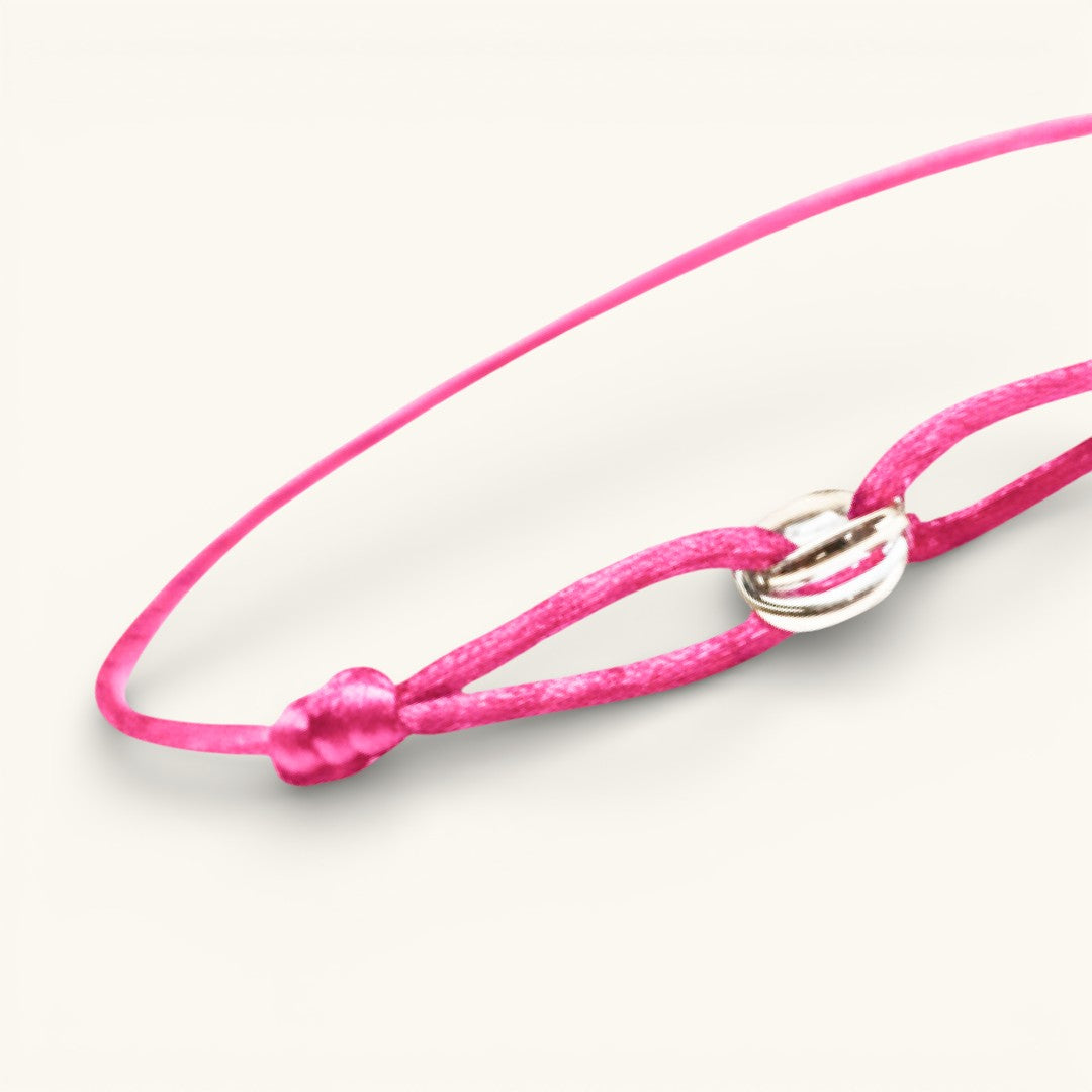 Sinked Triple Gold Bracelet