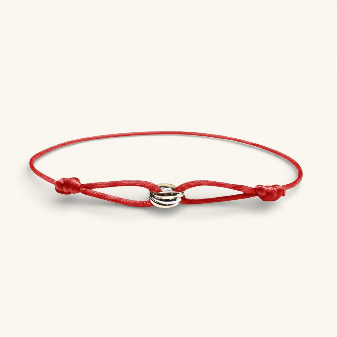 Sinked Triple Gold Bracelet