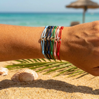Sinked Triple Gold Bracelet