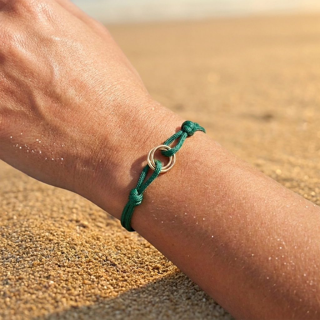 Sinked Triple Gold Bracelet