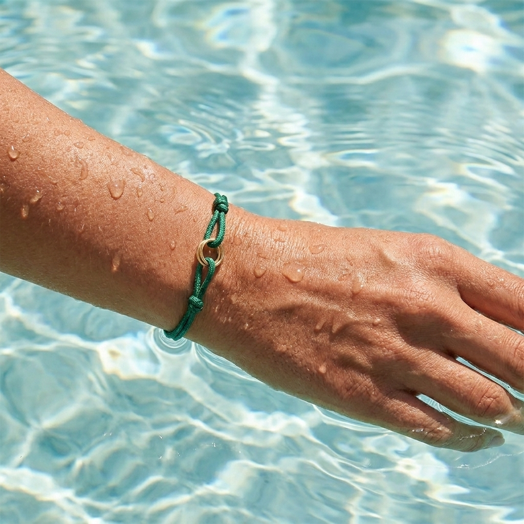 Sinked Triple Gold Bracelet