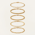 Vour | Gold Bracelet Set
